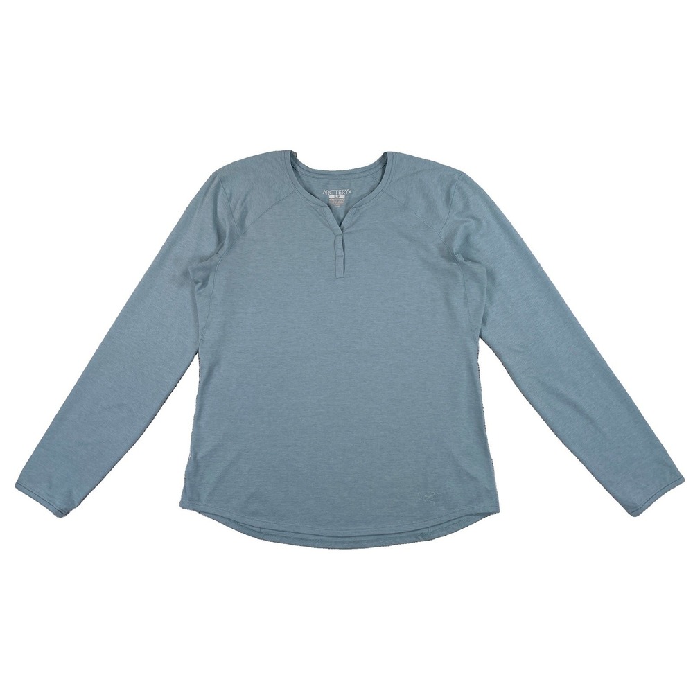 ARC'TERYX Kadem Top Long Sleeve Women's Small Light Blue Athletic